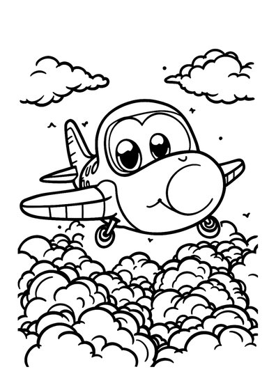 Flugzeuge und Himmel